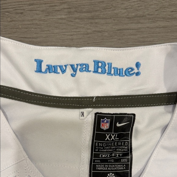 Nike vapor FUSE White and Blue Simmons Jersey#98 - Picture 4 of 7